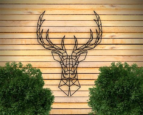 sheet metal deer head|deer head metal wall art.